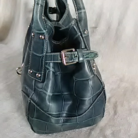 Authentic Dooney & Bourke Annalisa croc satchel - Picture 5 of 8